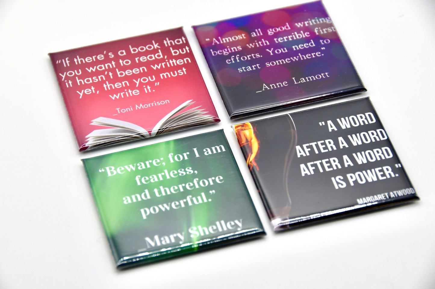 Magnetize your fave quote from your fave author - Bard and Bloom