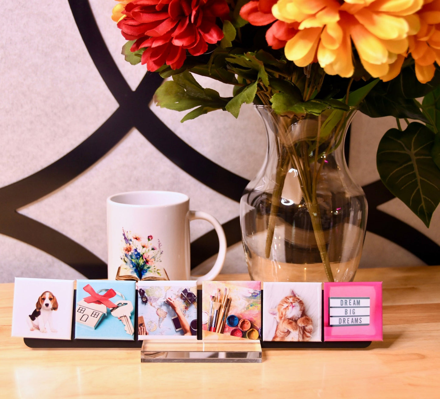 The 2" x 12" metal magnet bar with base - Bard and Bloom