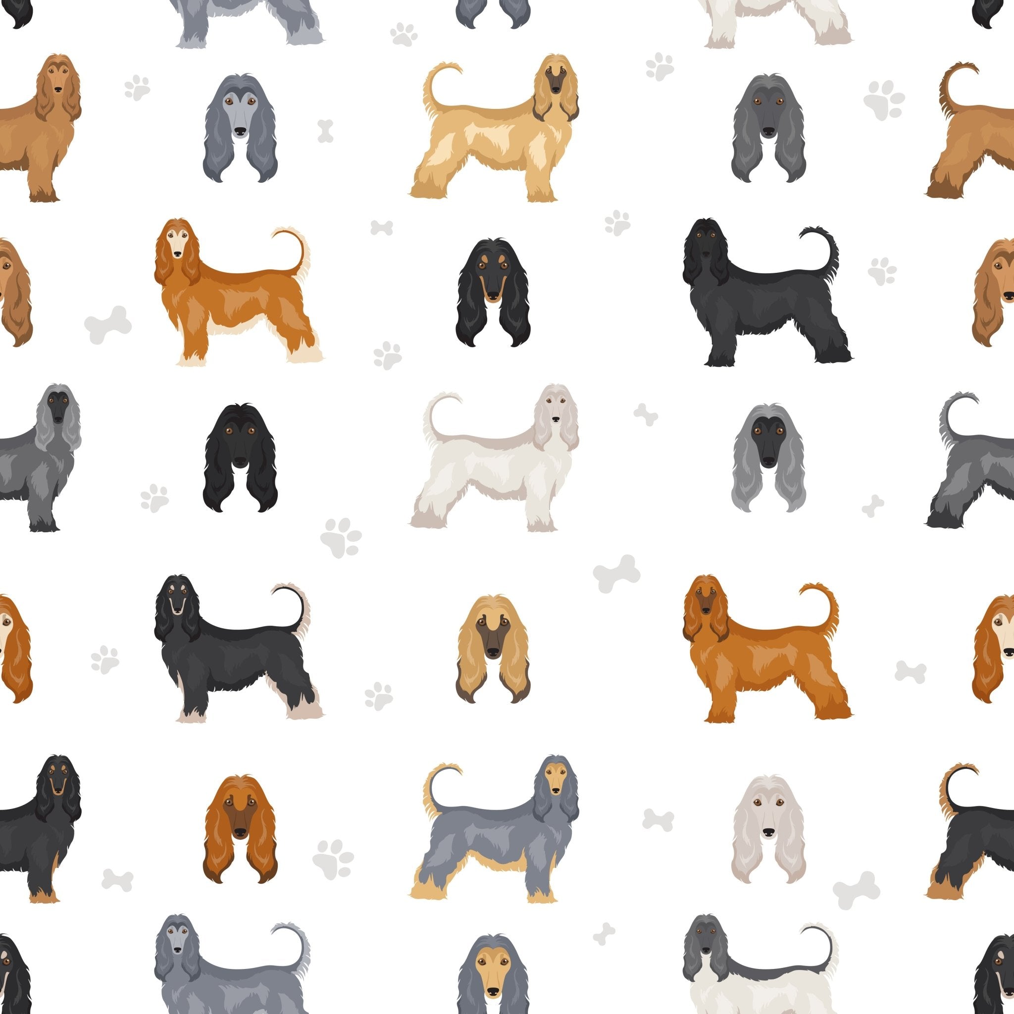 Hound Group dog magnets – Illustrated Breed Designs – Bard and Bloom