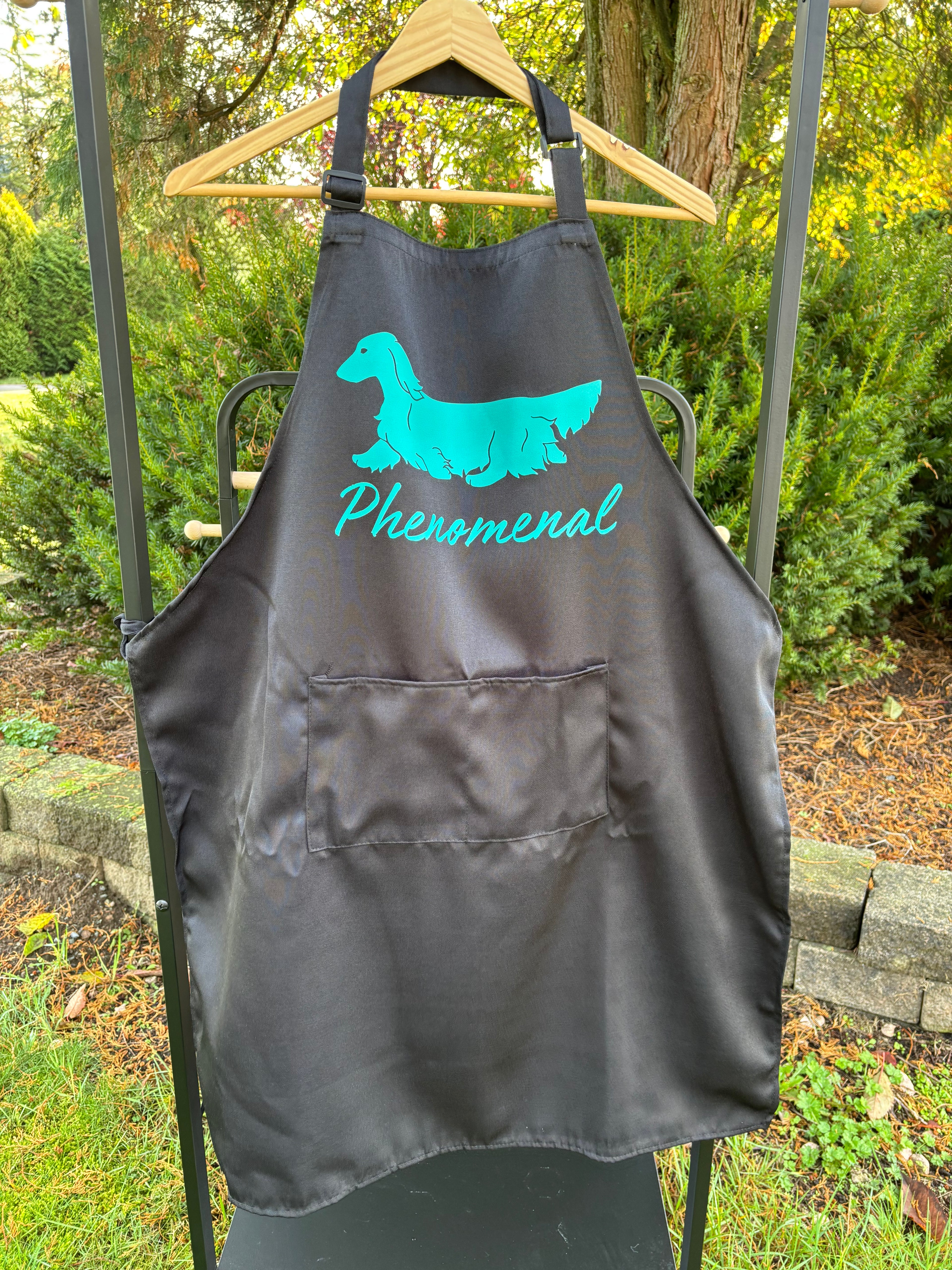 Custom aprons - great for grooming, cooking, parties, and more!