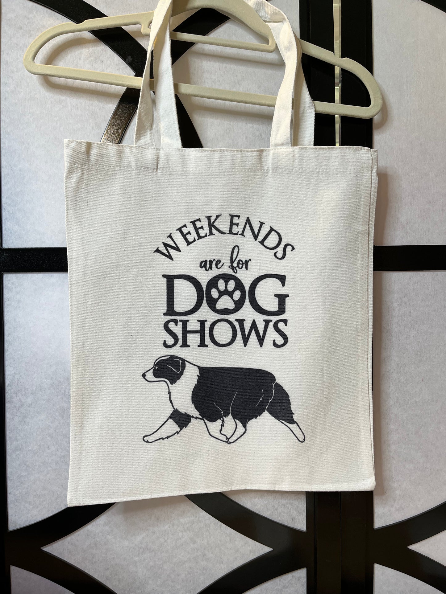 The Herding Group - Weekends are for dog shows TOTE BAGS