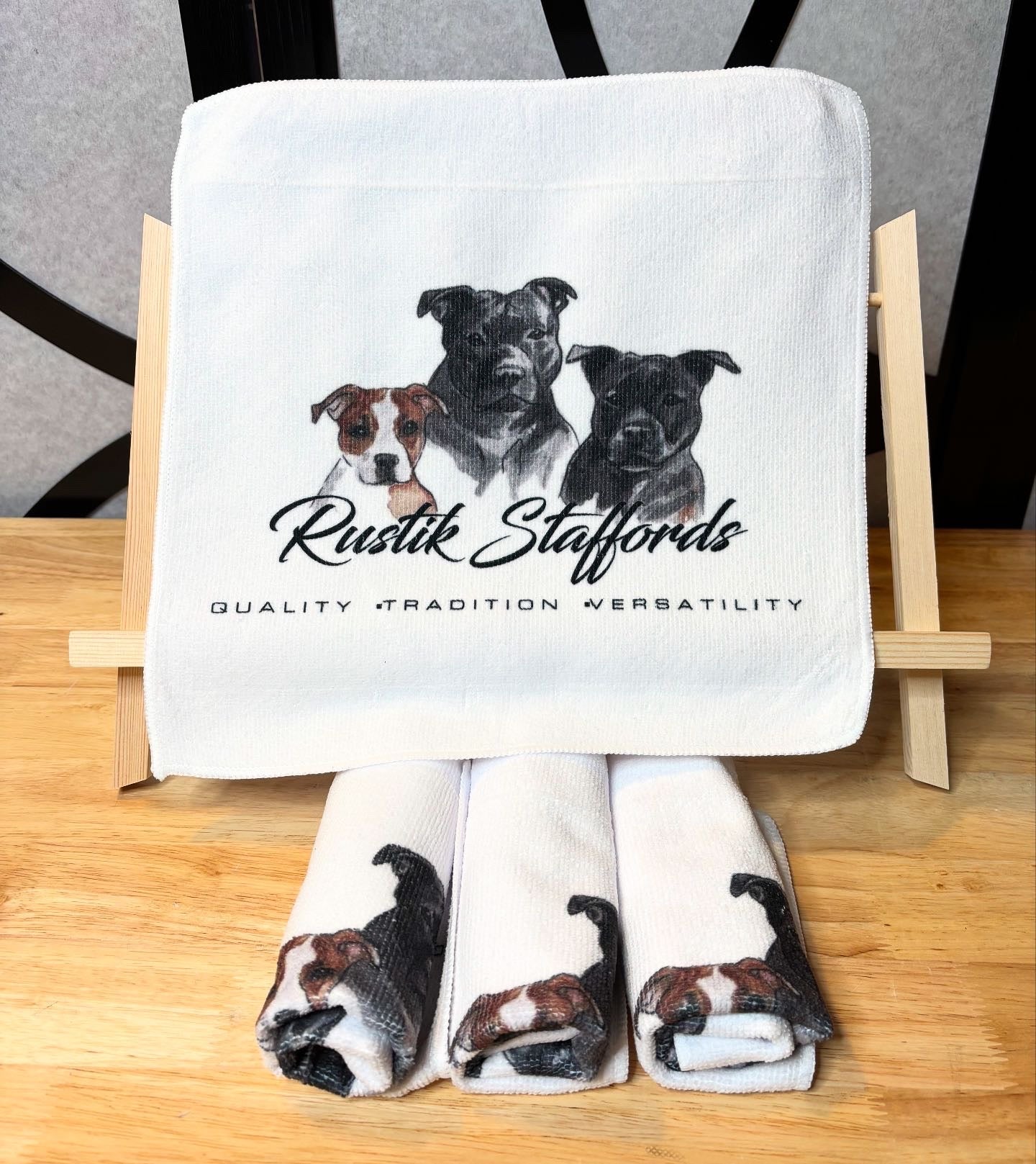 Custom Slobber Towels - Bard and Bloom