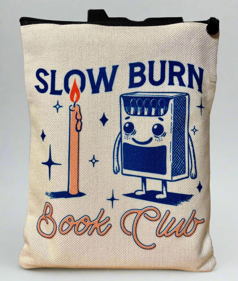 Slow Burn Book Club book sleeve - Bard and Bloom