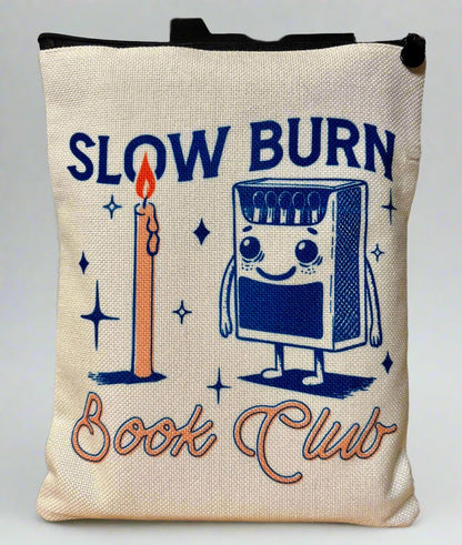 Slow Burn Book Club book sleeve - Bard and Bloom