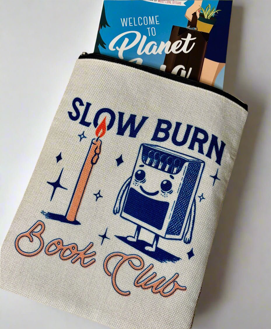Slow Burn Book Club book sleeve - Bard and Bloom
