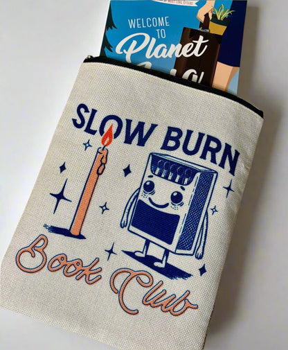 Slow Burn Book Club book sleeve - Bard and Bloom