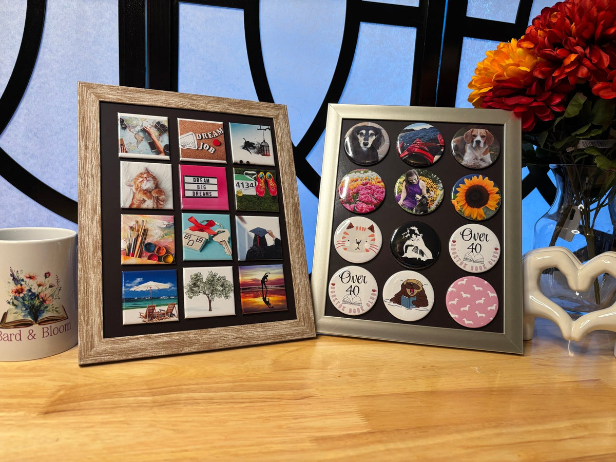 Magnet Collection Frame Magnet frames for your magnet collection! – Bard and Bloom