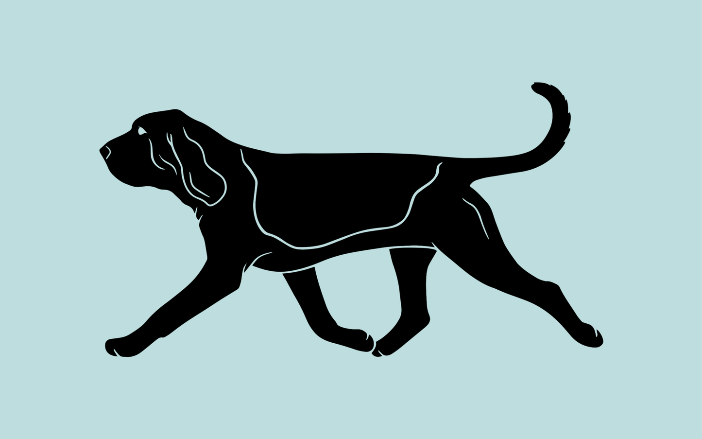 The Hound Group - Breed Silhouette Magnets - Bard and Bloom