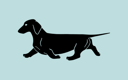 The Hound Group - Breed Silhouette Magnets - Bard and Bloom