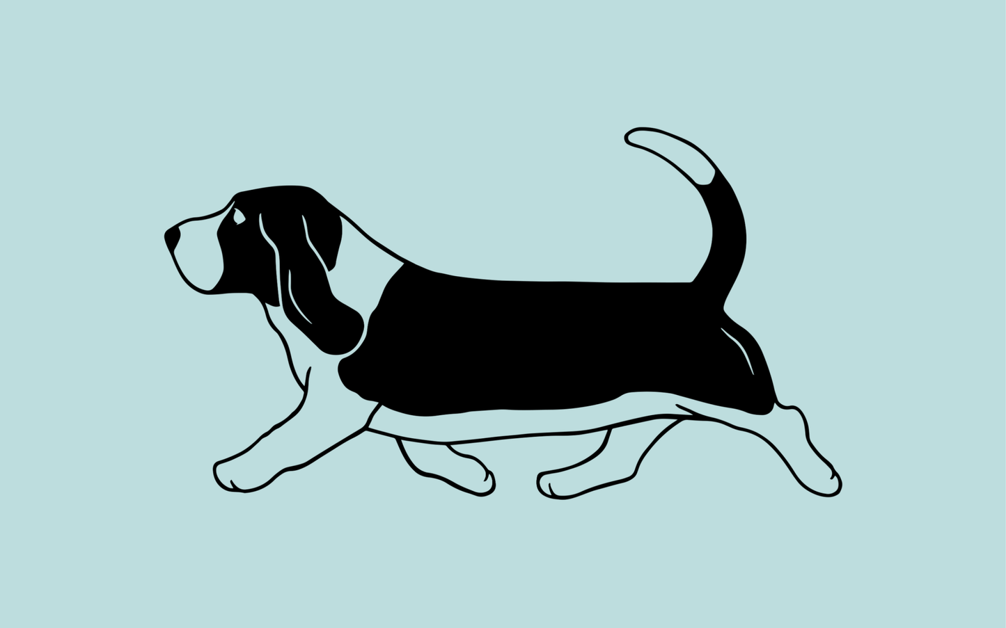 The Hound Group - Breed Silhouette Magnets - Bard and Bloom